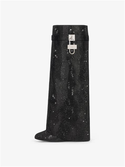fur givenchy shark boots